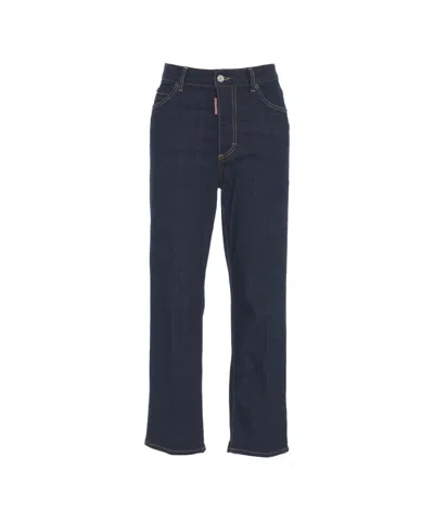 Dsquared2 Regular Fit Jeans 'boston' In Black