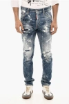 Dsquared2 Regular Fit Jeans Splatter Effect 17 Cm