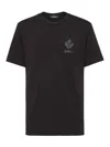 Dsquared2 Logo-print Cotton T-shirt In Negro
