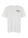 Dsquared2 Men White Crewneck T-shirt With Logo Lettering On The Front In Cotton Man In White