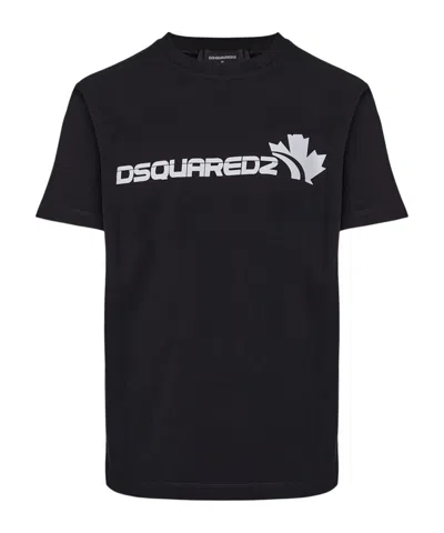 Dsquared2 Regular Fit Tee In Black