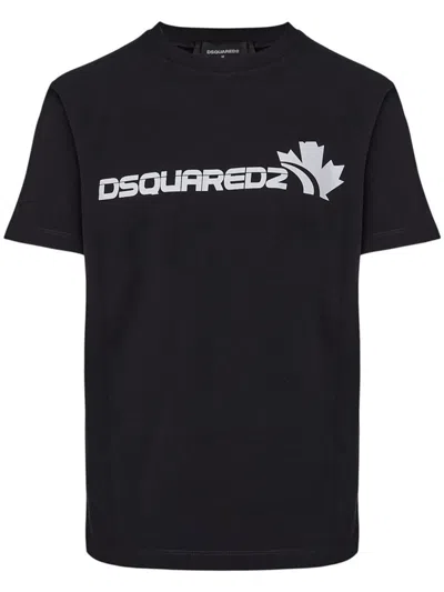 Dsquared2 Logo-print T-shirt In Black
