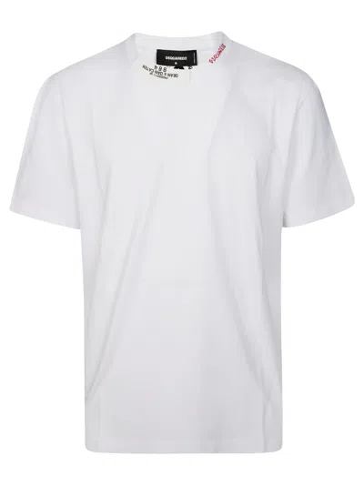 Dsquared2 Regular Fit Tee In White