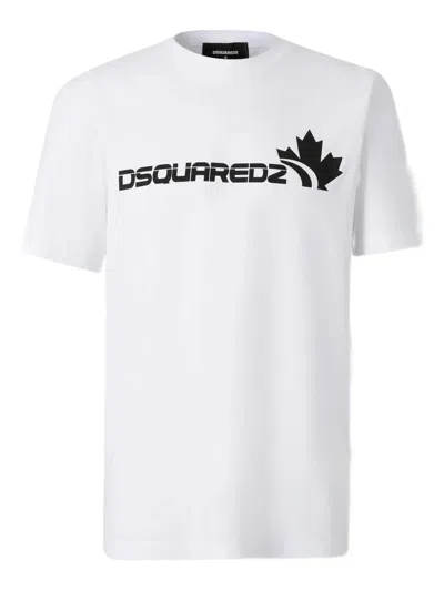 Dsquared2 Regular Fit Tee In White