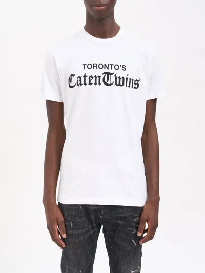 Dsquared2 Regular Fit T-shirt In White