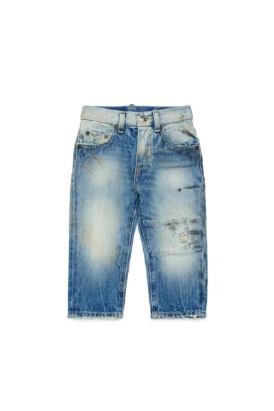 Dsquared2 Regular Jeans In Light Blue Wash