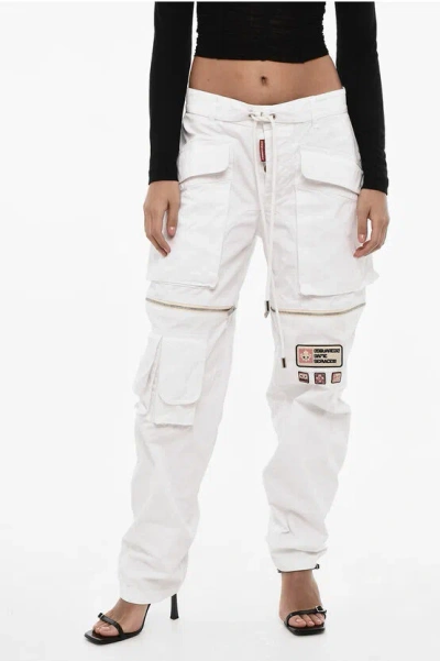 Dsquared2 Regular Waist Loose Fit Cargo Pants