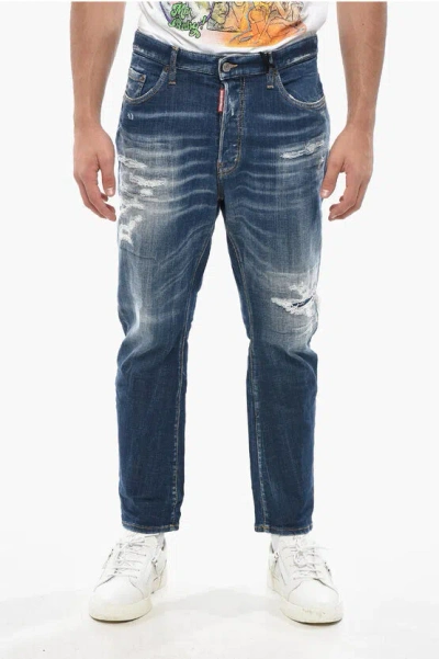 Dsquared2 Regular Waist Regular Fit Jeans In Blue