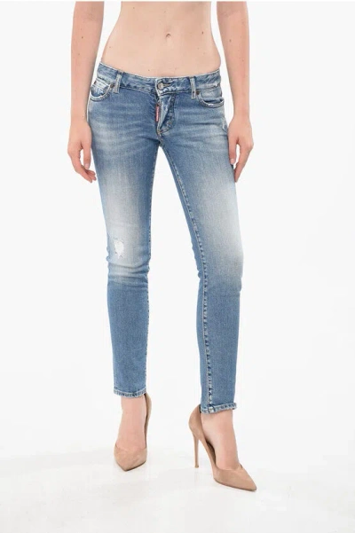 Dsquared2 Regular Waist Slim Fit Jennifer Jeans 13cm Grösse 36 In Blue