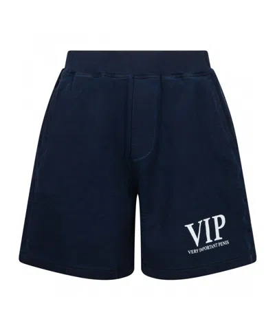 Dsquared2 Relax Cotton Shorts In Black