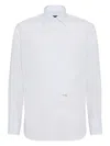 Dsquared2 Relax Dan Spread Collar Shirt In White