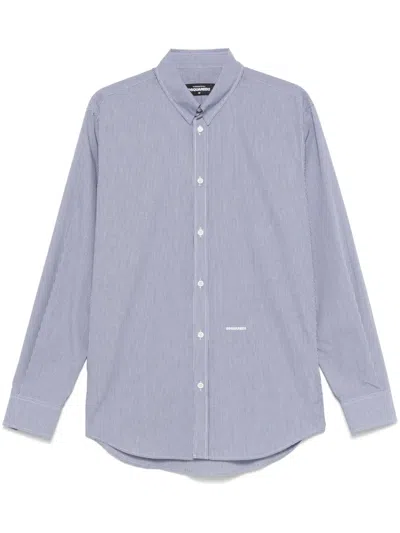 Dsquared2 Relax Dan Shirt In Blue