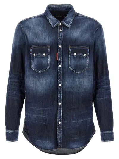 Dsquared2 Relax Dan Shirt And Blouse Blue