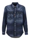 Dsquared2 Relax Dan Shirt In Blue