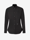 Dsquared2 Men's Dsquared Classic-collar Poplin Shirt In Logo Printed On The Front