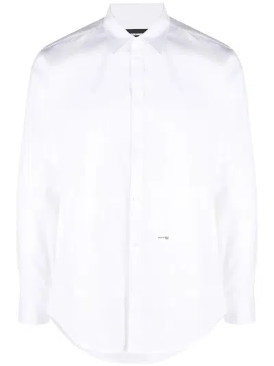 Dsquared2 Relax Dan White Shirt In Multi