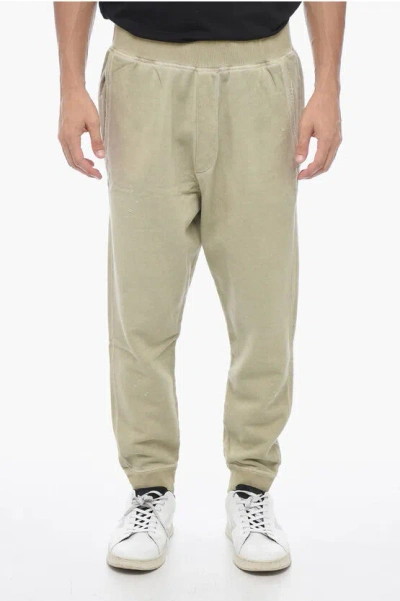 Dsquared2 Relax Dean Fit Joggers With Distressed Detail In Green