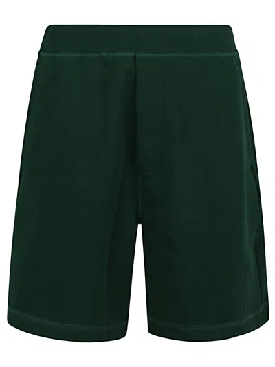 Dsquared2 Relax Dean Fit Short Shorts In Green Red Print