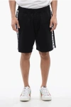 Dsquared2 Relax Fit Brushed Cotton Jogger Shorts With Logoed Band