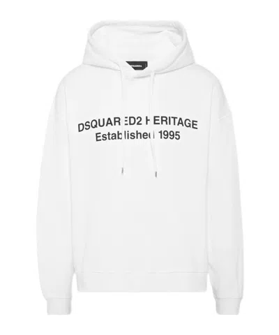 DSQUARED2 DSQUARED2 RELAX FIT HERITAGE DRAWSTRING HOODIE