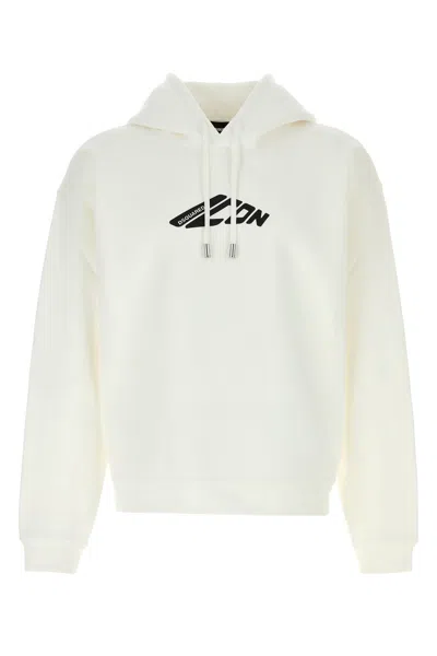 Dsquared2 Relax Fit Hoodie-xl Nd Dsquared Male In White