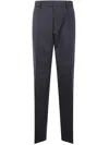 Dsquared2 Wool Press Pleat Trousers In Blue