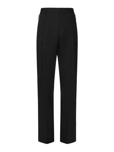 Dsquared2 Relax Wool Trousers In Black