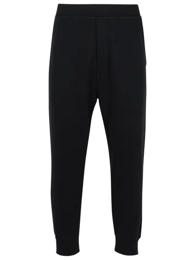 Dsquared2 Relaxed Black Cotton Pants
