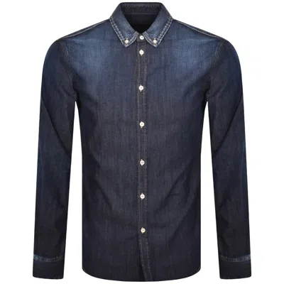 Dsquared2 Relaxed Dan Denim Shirt Navy
