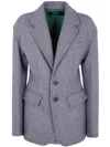 Dsquared2 Relaxed Double Jacket In Gray