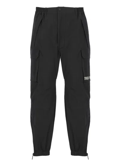Dsquared2 Relaxed Fit Black Cotton Pants