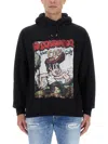 Dsquared2 Dsquared Men Sweatshirt With Logo Print In Black