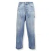 Dsquared2 Relaxed Fit Carpenter Jeans With Utility Pockets In Blue