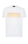 Dsquared2 Crew Neck Cracked Effect Graphic Print
