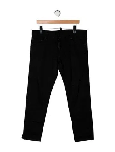 Pre-owned Dsquared2 Relaxed Fit Jeans In Black