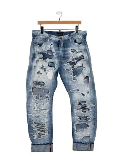 Pre-owned Dsquared2 Relaxed Fit Jeans In Blue