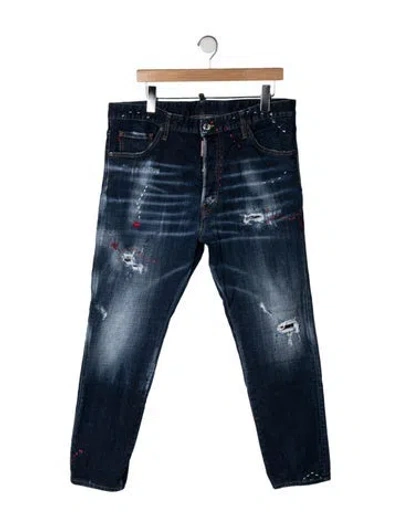 Pre-owned Dsquared2 Relaxed Fit Jeans In Blue