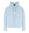 DSQUARED2 DSQUARED2  RELAXED FIT LIGHT BLUE HOODIE
