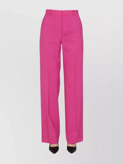Dsquared2 Relaxed Fit Trousers With Pockets In Pink