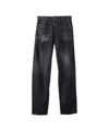 Dsquared2 Relaxed Fit Wide-leg Jeans In Black