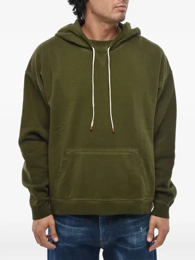 Dsquared2 Relaxed-fit Drawstring Hoodie In Green