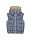 Dsquared2 Vest Imbottito Reversibile Con Logo Dsq2 In Blue
