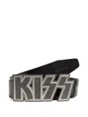 Dsquared2 Rhinestone-embellished Buckle Belt In Brown