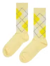 Dsquared2 Rhinestone-embellished Socks In Yellow