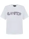 Dsquared2 Rhinestone-embellished T-shirt In White