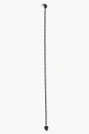 Dsquared2 Rhinestone Maxi Single Earring With Heart-shaped Pendant
