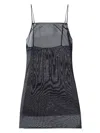 Dsquared2 Rhinestone Nightdress In Black