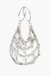 Dsquared2 Rhinestoned Net Jewel Clutch