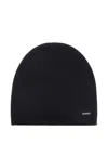Dsquared2 Ribbed Beanie In Black