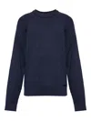 Dsquared2 Ribbed Crewneck Sweater In Blue